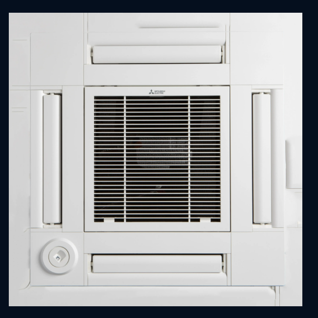 MITSUBISHI R454B Multizone 4-way Cassette 9K